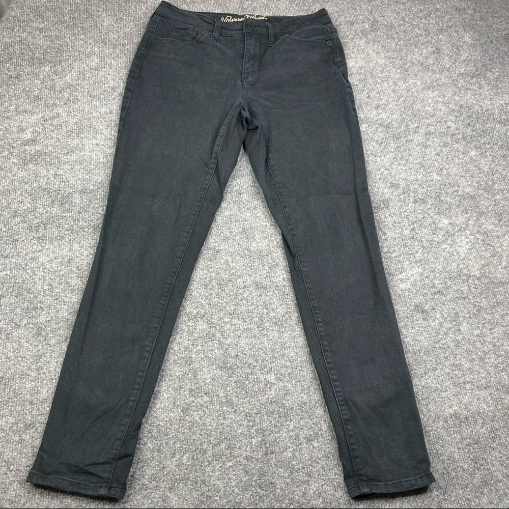 Universal Thread Jeans Womens Size 4/27S Black High Rise‎ Skinny Rayon Stretch